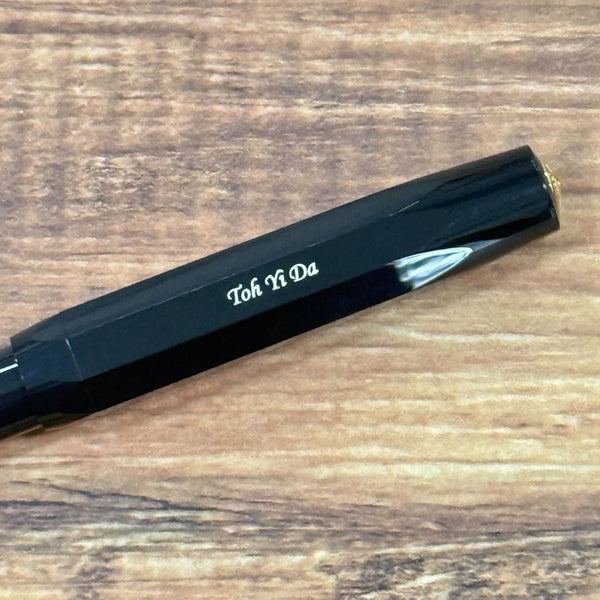 Load image into Gallery viewer, Personalized Name Engraving On Kaweco Classic Sport Gel Rollerball Pen - Black
