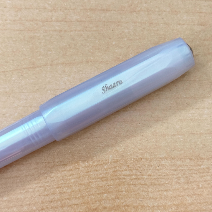 Personalized Name Engraving On Kaweco PERKEO Fountain Pen - Iridescent Pearl