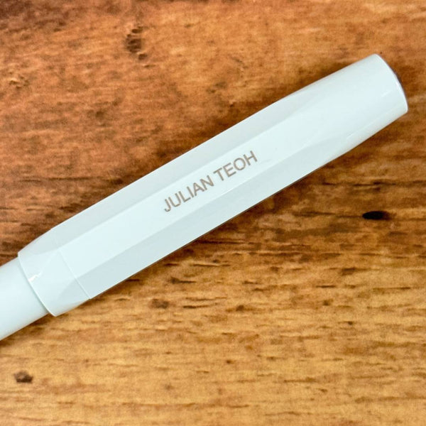 画像をギャラリービューアに読み込む, Personalized Name Engraving On Kaweco Skyline Sport Fountain Pen - Mint
