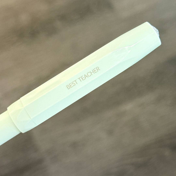 Personalized Name Engraving On Kaweco Skyline Sport Gel Rollerball Pen - Mint