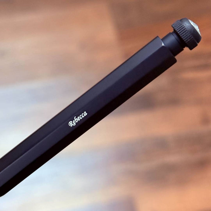 Personalized Name Engraving On Kaweco Special Ballpoint Pen - "S" Black