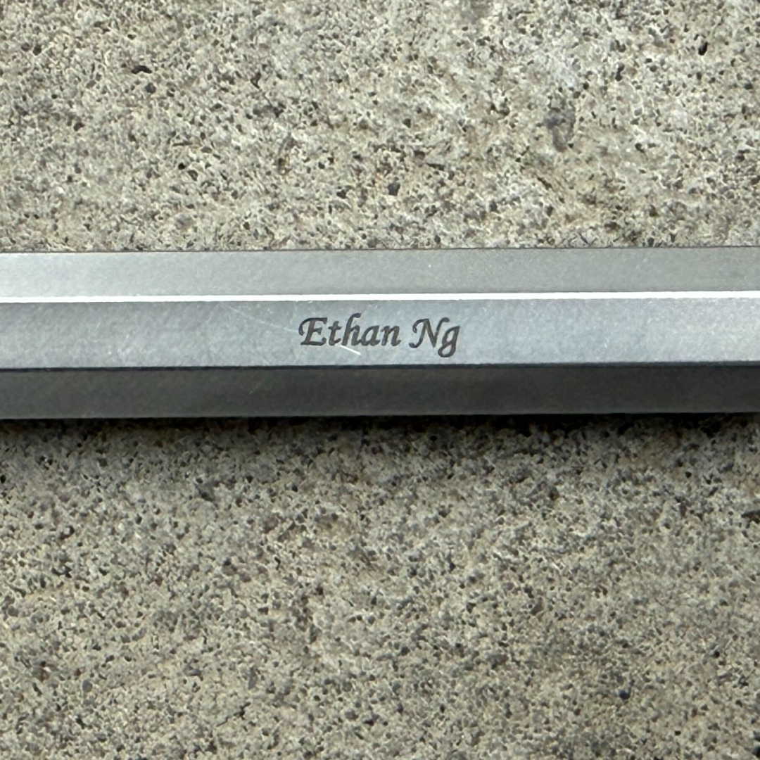 Personalized Name Engraving On Kaweco Steel Sport Ballpoint Pen