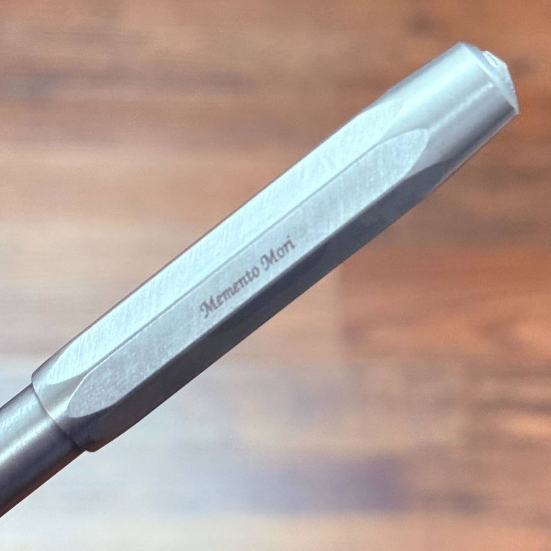 Personalized Name Engraving On Kaweco Steel Sport Fountain Pen