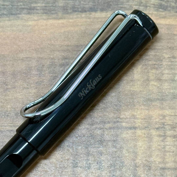 Personalized Name Engraving On Lamy Safari Rollerball Pen Black