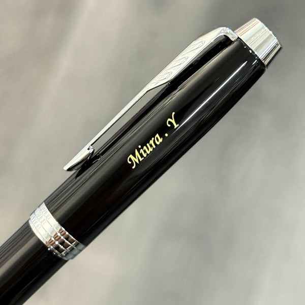 Load image into Gallery viewer, Personalized Name Engraving On Parker IM Black CT Rollerball Pen
