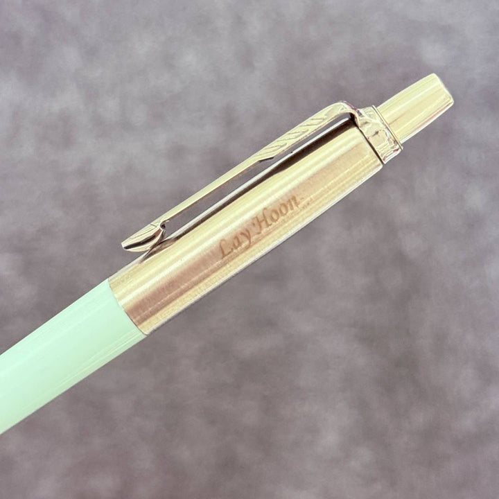 Personalized Name Engraving On Parker Jotter Originals Pastel Blue Ballpoint Pen