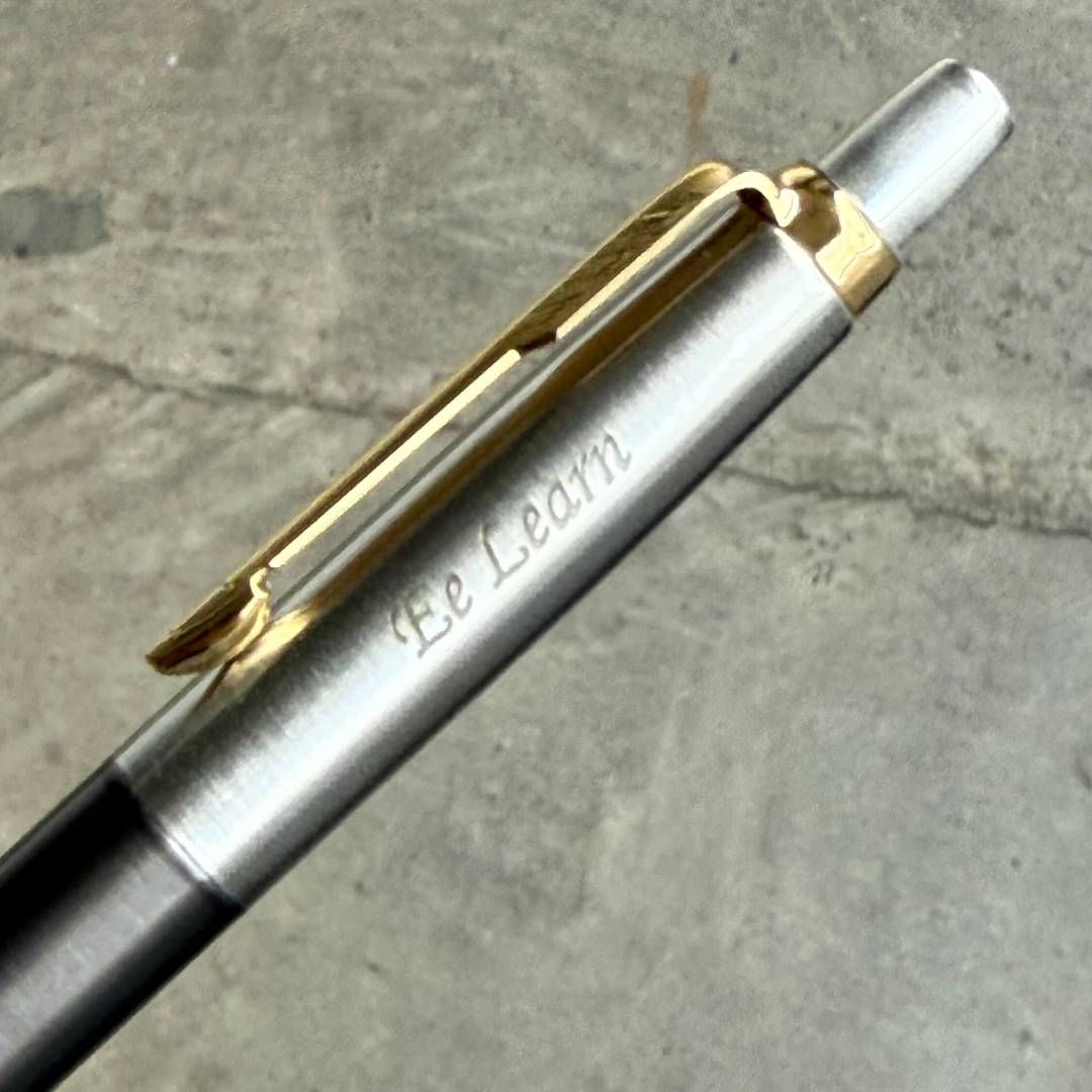 Personalized Name Engraving On Parker Jotter Premium Grey Core GT BP