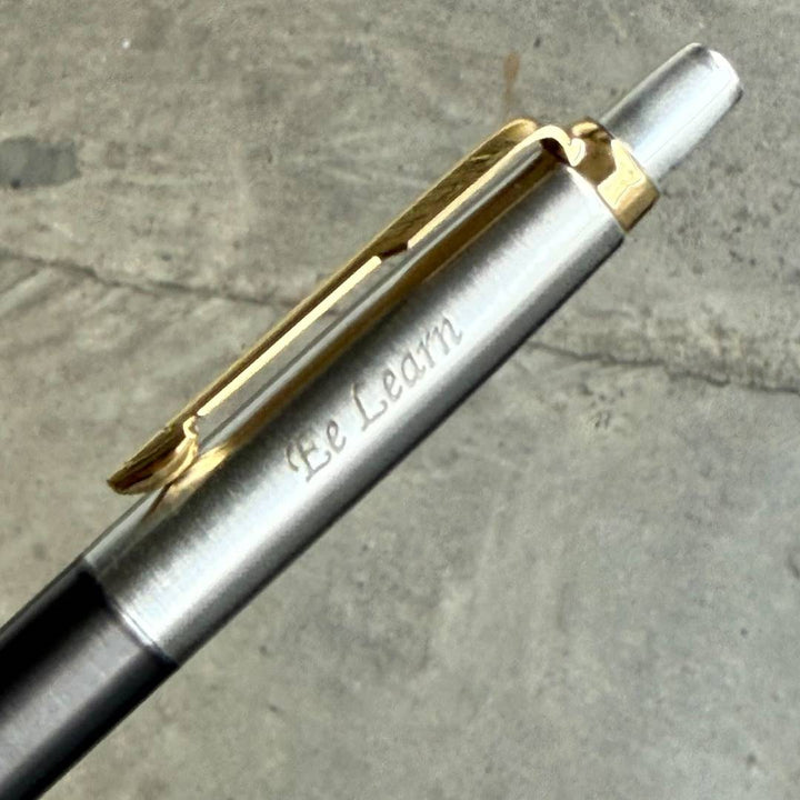 Personalized Name Engraving On Parker Jotter Premium Grey Core GT BP