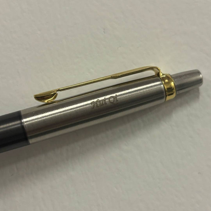 Personalized Name Engraving On Parker Jotter Premium Grey Core GT BP