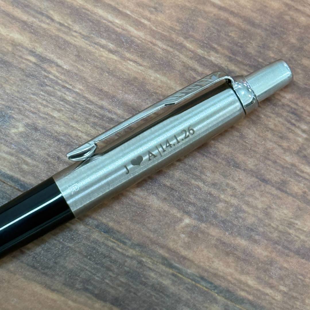Parker Jotter Special Black Ballpoint Pen Engraving | Cityluxe