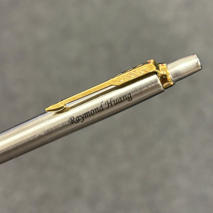 Personalized Name Engraving On Parker Jotter Stainless Steel GT Ballpoint Pen
