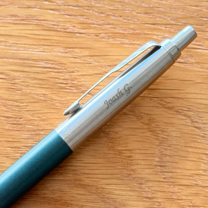 Personalized Name Engraving On Parker Jotter XL Greenwich Matte Green Ballpoint Pen