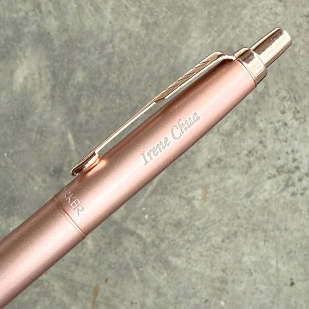 Personalized Name Engraving On Parker Jotter XL Special Edition 2020 Monochrome Pink Gold Ballpoint Pen