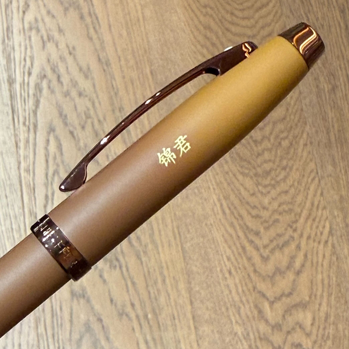Personalized Name Engraving On Sheaffer 100 E9374 Coffee Edition With PVD  Trims Rollerball Pen (WW30 Coffee)