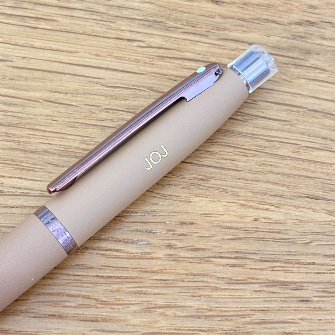 Personalized Name Engraving On Sheaffer VFM E9428 Coffee Edition Matt Brown  With Regal Brown PVD Trims Ballpoint Pen