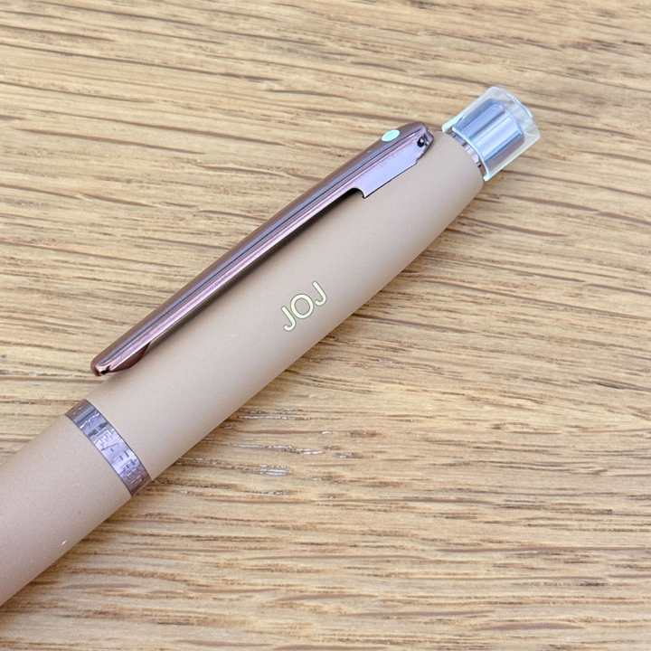 Personalized Name Engraving On Sheaffer VFM E9428 Coffee Edition Matt Brown  With Regal Brown PVD Trims Ballpoint Pen