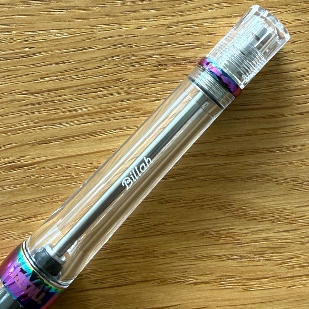 Personalized Name Engraving On TWSBI VAC 700R Fountain Pen IRIS