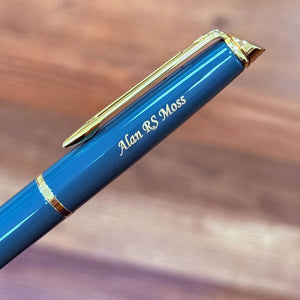 Personalized Name Engraving On Waterman Hemisphere Lacquer 2 Green GT Fountain Pen - Medium (FPD 2024)