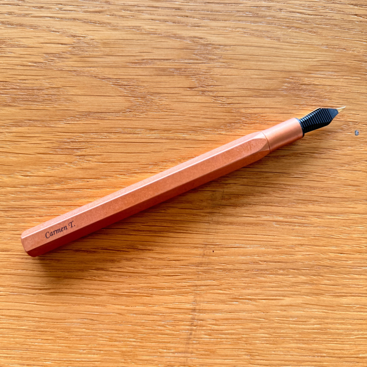 Personalized Name Engraving On (DC) Ystudio Classic Desk Fountain Pen Fine