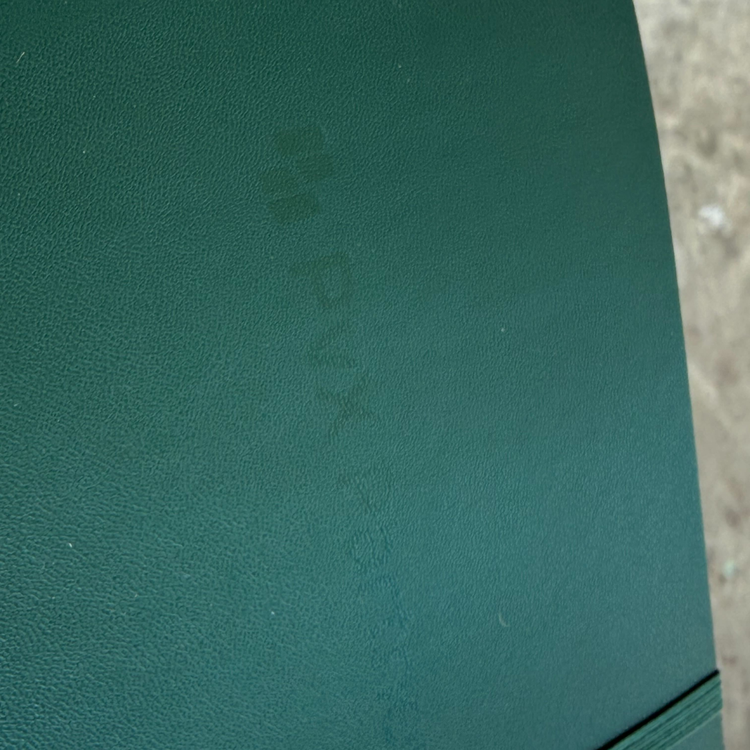 Personalized Name Embossing on Leuchtturm1917 Natural Colours A5 Medium Softcover Notebook - Dotted / Forest Green