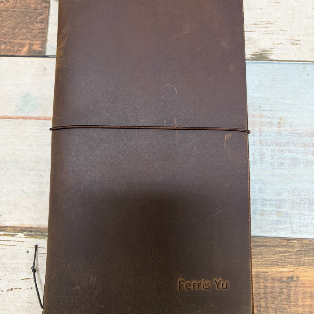 Personalised name embossing on TRAVELER&