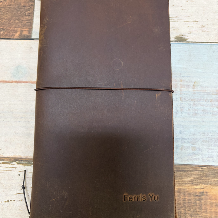 Personalised name embossing on TRAVELER&