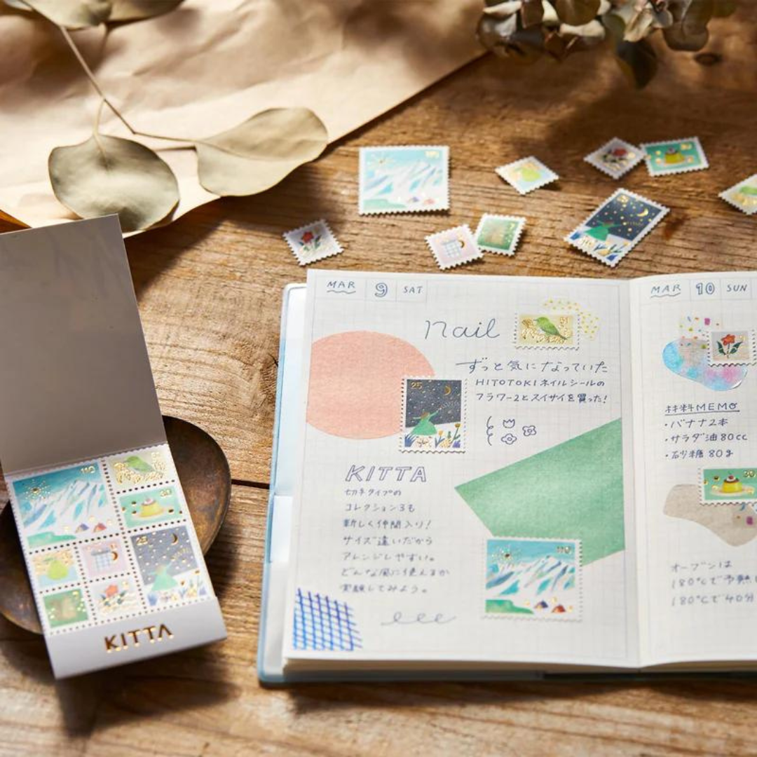 KITTA Special Masking Seal Sticker in Photo — KITTA decorative sticker — for journaling, planners and scrapbooking, at Cityluxe Singapore