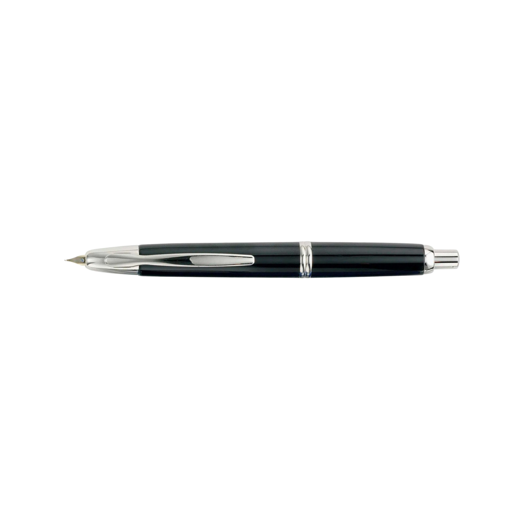 Pilot Capless Fountain Pen - Black with 18K Gold Rhodium-plated Nib