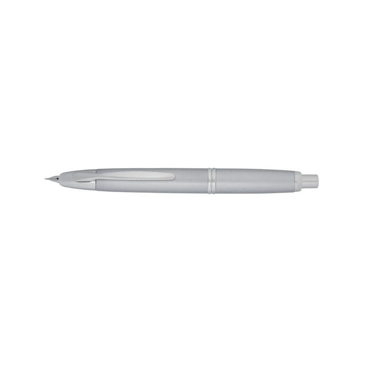 Pilot Capless Fountain Pen - Silver with 18K Gold Rhodium-plated Fine Nib — nib close-up