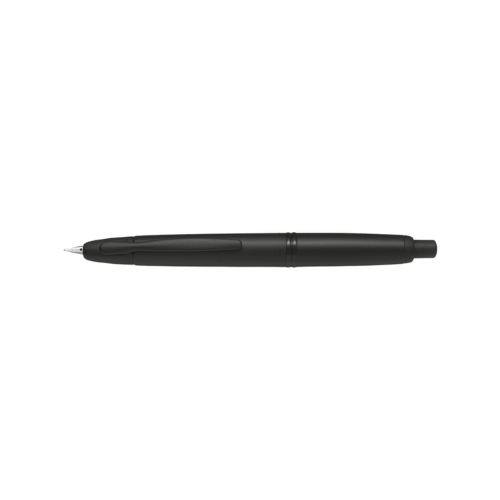 Pilot Capless Fountain Pen in Matte Black 18K Gold Rhodium-plated Nib — PILOT fountain pen — precision nib writing instrument, at Cityluxe Singapore stationery store