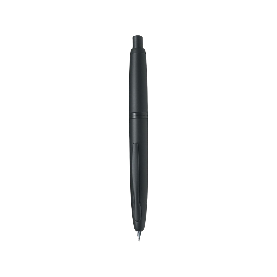 Pilot Capless Fountain Pen - Matte Black 18K Gold with Ion Plating