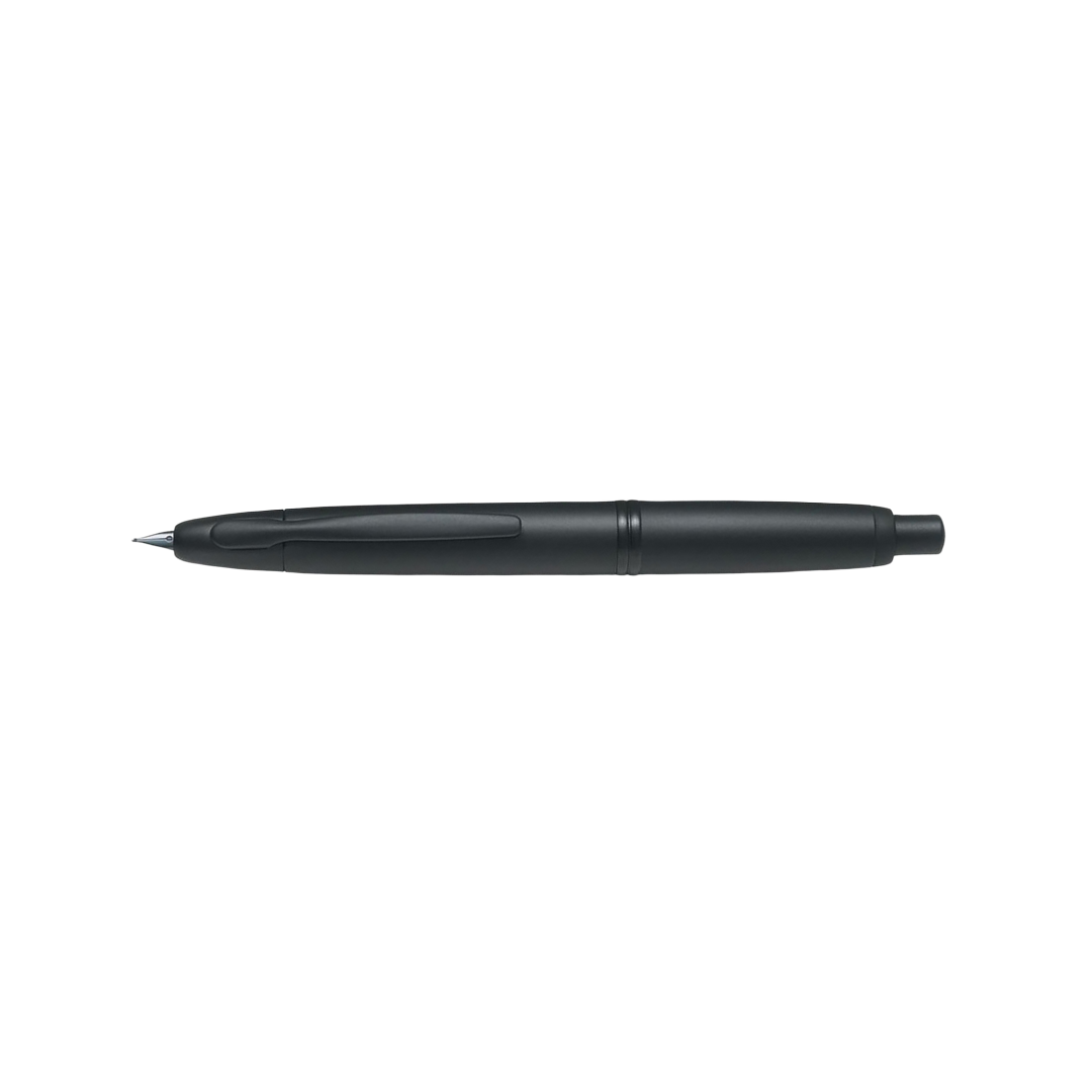 Pilot Capless Fountain Pen - Matte Black 18K Gold with Ion Plating