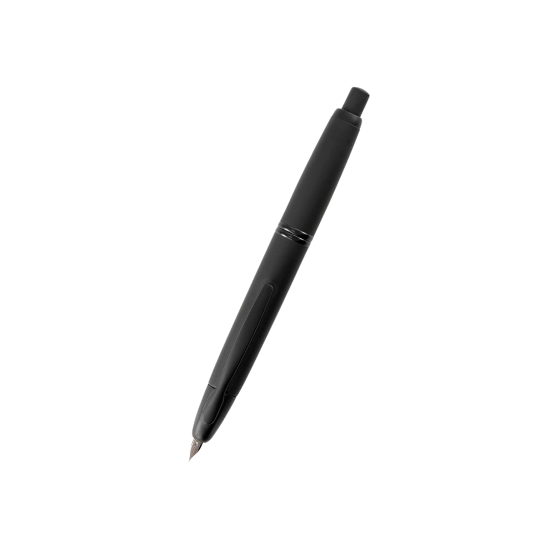 Pilot Capless Fountain Pen - Matte Black — capped