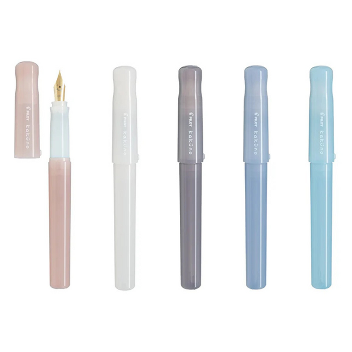 Pilot Kakuno Fountain Pen - Madoromi Ivory — with packaging