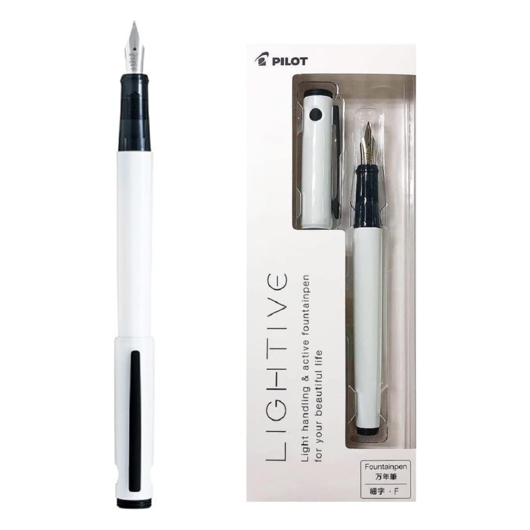 Pilot LIGHTIVE Fountain Pen - Active White