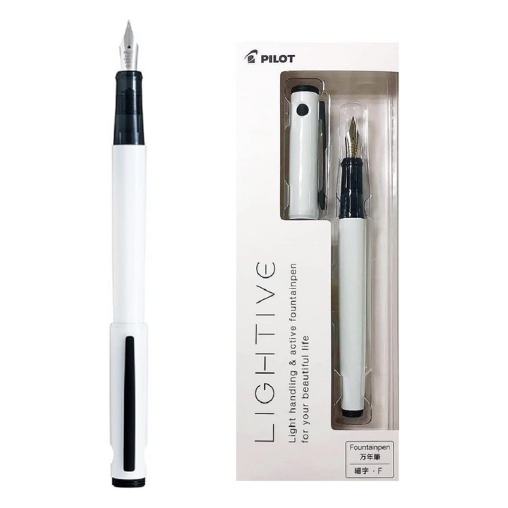 Pilot LIGHTIVE Fountain Pen - Active White