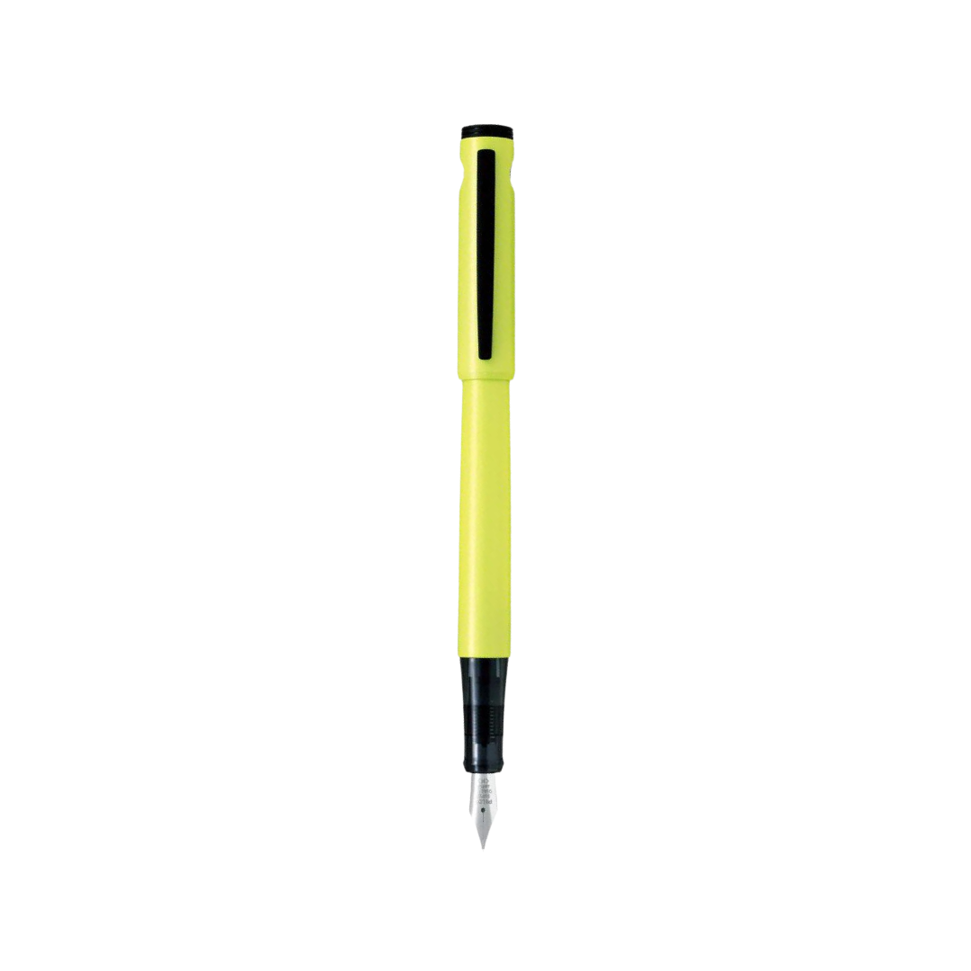 Pilot LIGHTIVE Fountain Pen in Active Yellow — PILOT fountain pen — precision nib writing instrument, at Cityluxe Singapore stationery store