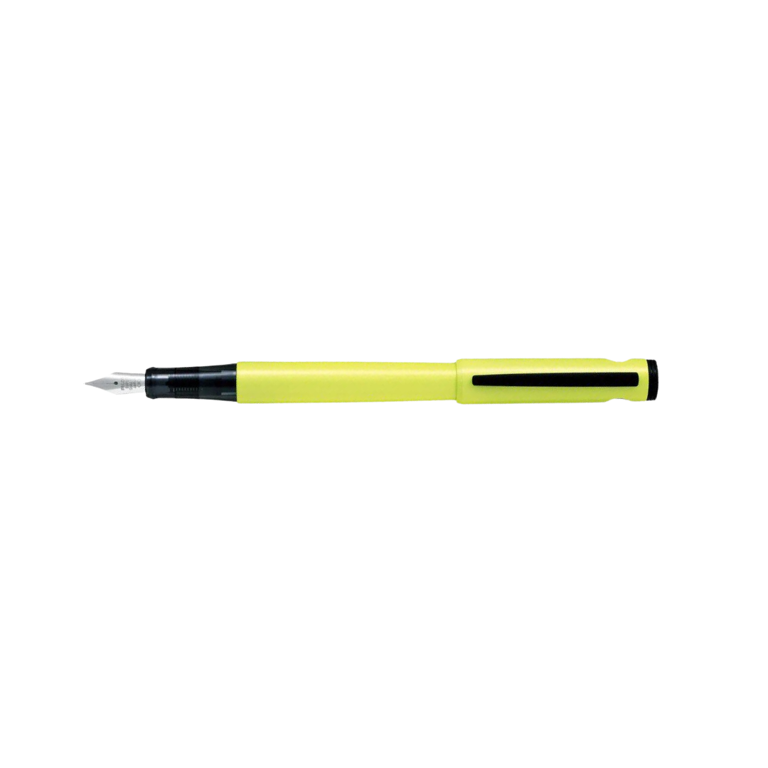 Pilot LIGHTIVE Fountain Pen in Active Yellow — PILOT fountain pen — precision nib writing instrument, at Cityluxe Singapore stationery store