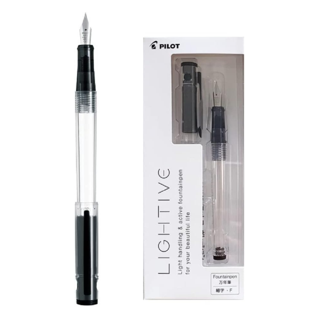 Pilot LIGHTIVE Fountain Pen - Non-Color (Clear)