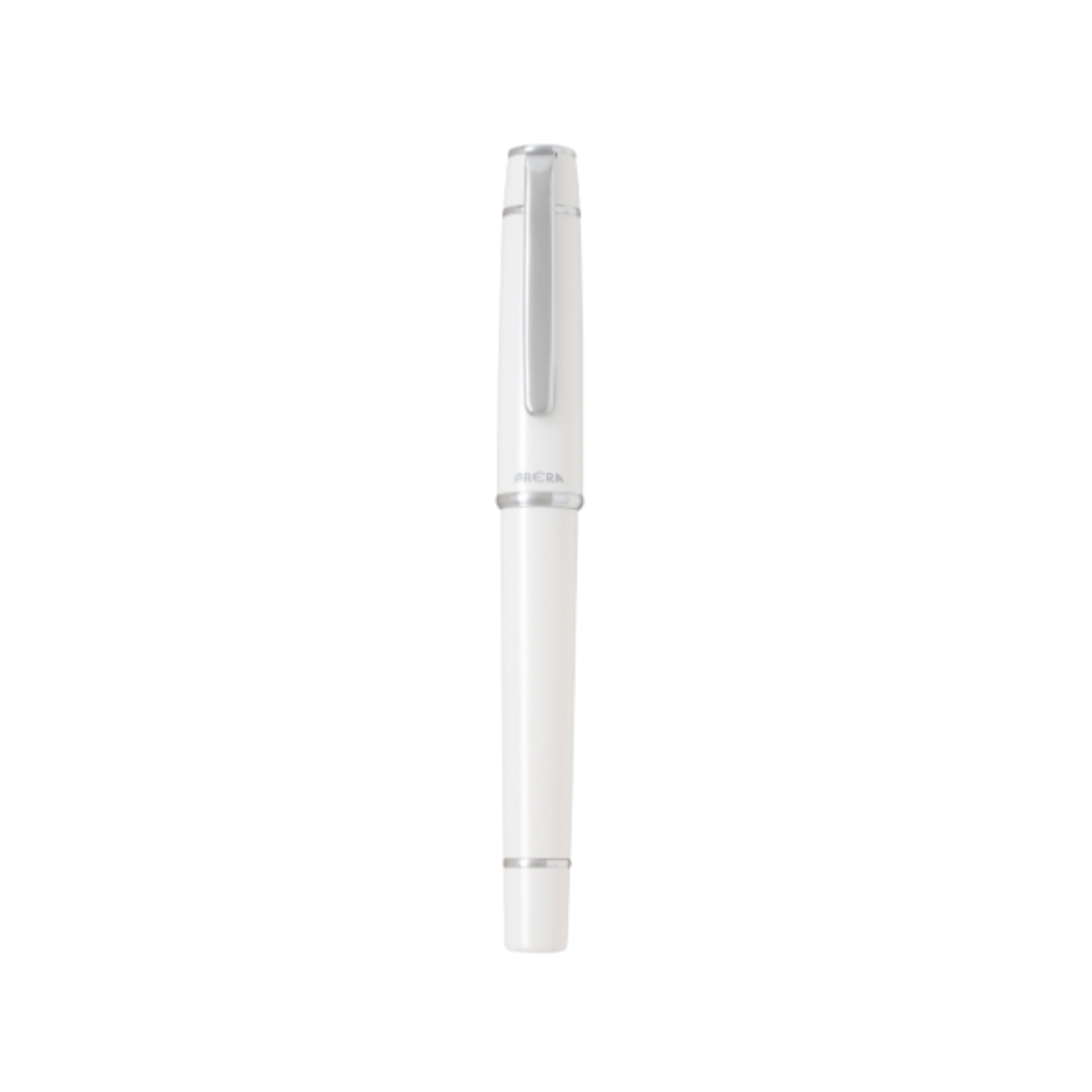 Pilot Prera Fountain Pen in Off White [Pre-Order] — PILOT fountain pen — precision nib writing instrument, at Cityluxe Singapore stationery store