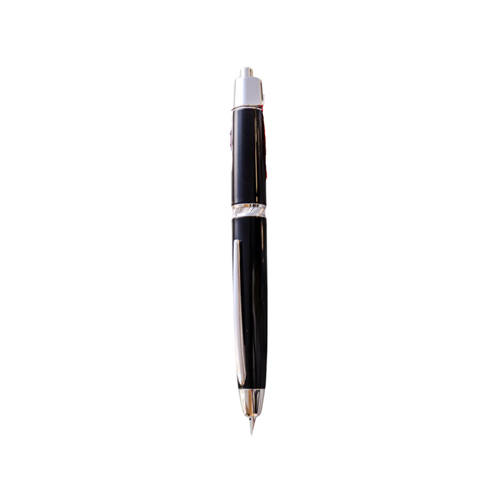 Pilot Vanishing Point Capless Luxury LS Fountain Pen - Black 18K Gold Rhodium-plated Nib