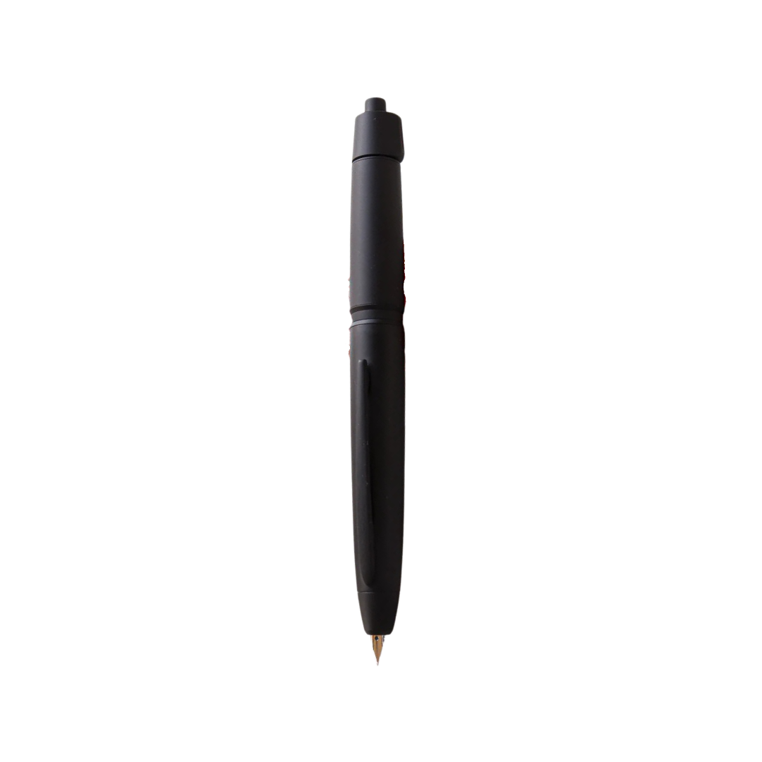 Pilot Vanishing Point Capless Luxury LS Fountain Pen - Black Matte 18K Gold Rhodium-plated Nib