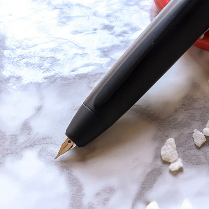 Pilot Vanishing Point Capless Luxury LS Fountain Pen - Black Matte 18K Gold Rhodium-plated Nib