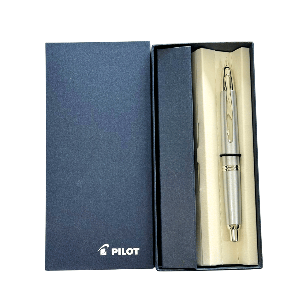Pilot Capless Fountain Pen - White with 18K Gold Rhodium-plated Fine Nib