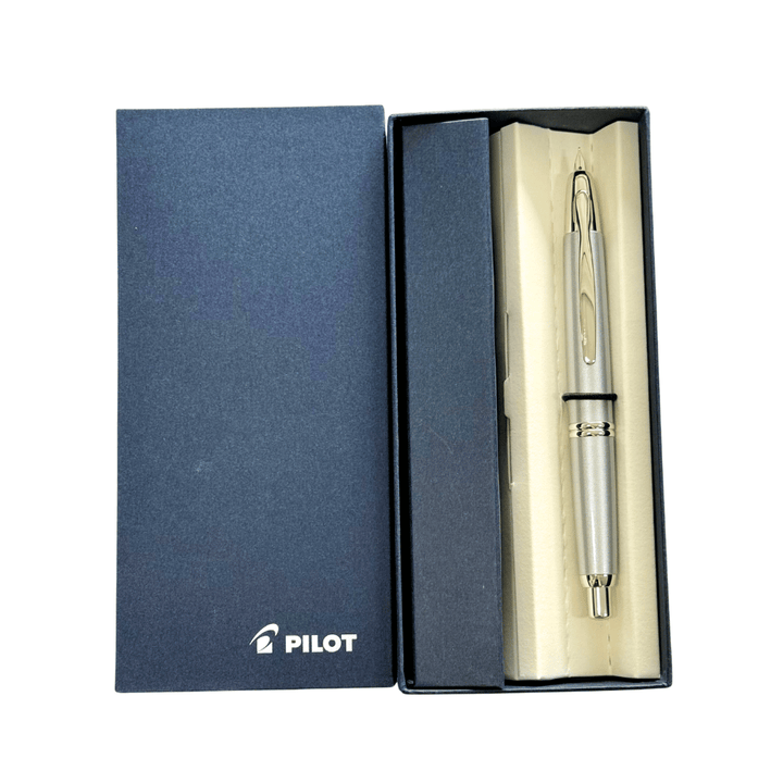 Pilot Capless Fountain Pen - White with 18K Gold Rhodium-plated Fine Nib