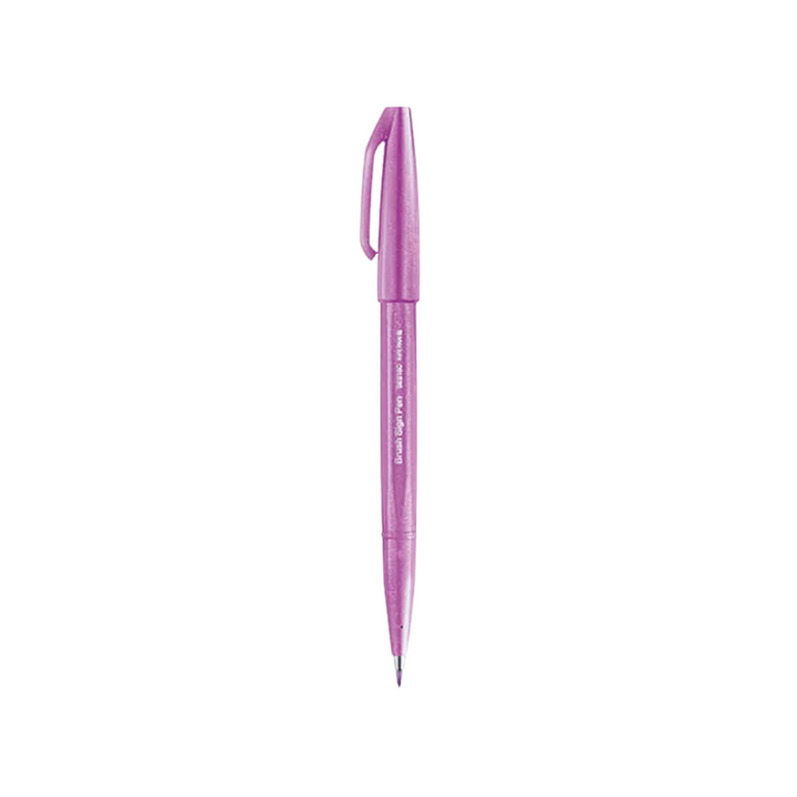 Pentel Touch Brush Sign Pen Pink Purple — Pentel brush pen — premium stationery and lifestyle, at Cityluxe Singapore