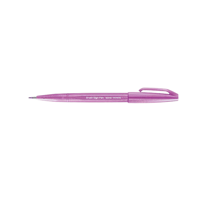Pentel Touch Brush Sign Pen Pink Purple — Pentel brush pen — premium stationery and lifestyle, at Cityluxe Singapore