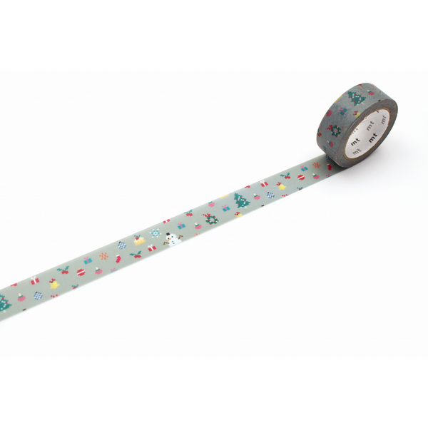 Load image into Gallery viewer, MT Tape Washi Tape - Pixel Christmas
