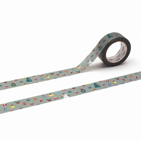 Load image into Gallery viewer, MT Tape Washi Tape - Pixel Christmas
