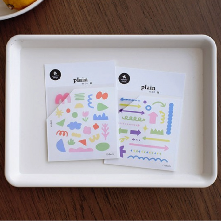 Suatelier Plain Deco Sticker in Plain.72 — Suatelier decorative sticker — for journaling, planners and scrapbooking, at Cityluxe Singapore